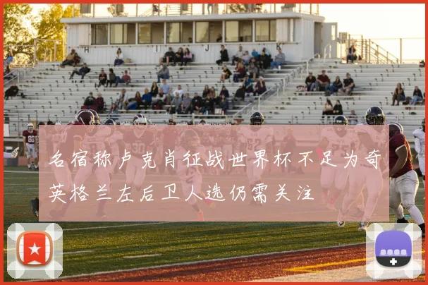 名宿称卢克肖征战世界杯不足为奇英格兰左后卫人选仍需关注