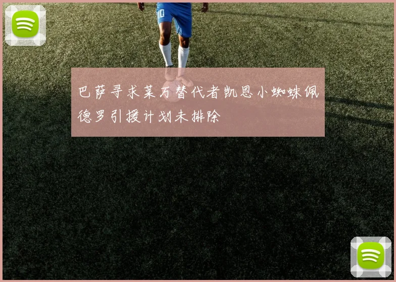 巴萨寻求莱万替代者凯恩小蜘蛛佩德罗引援计划未排除